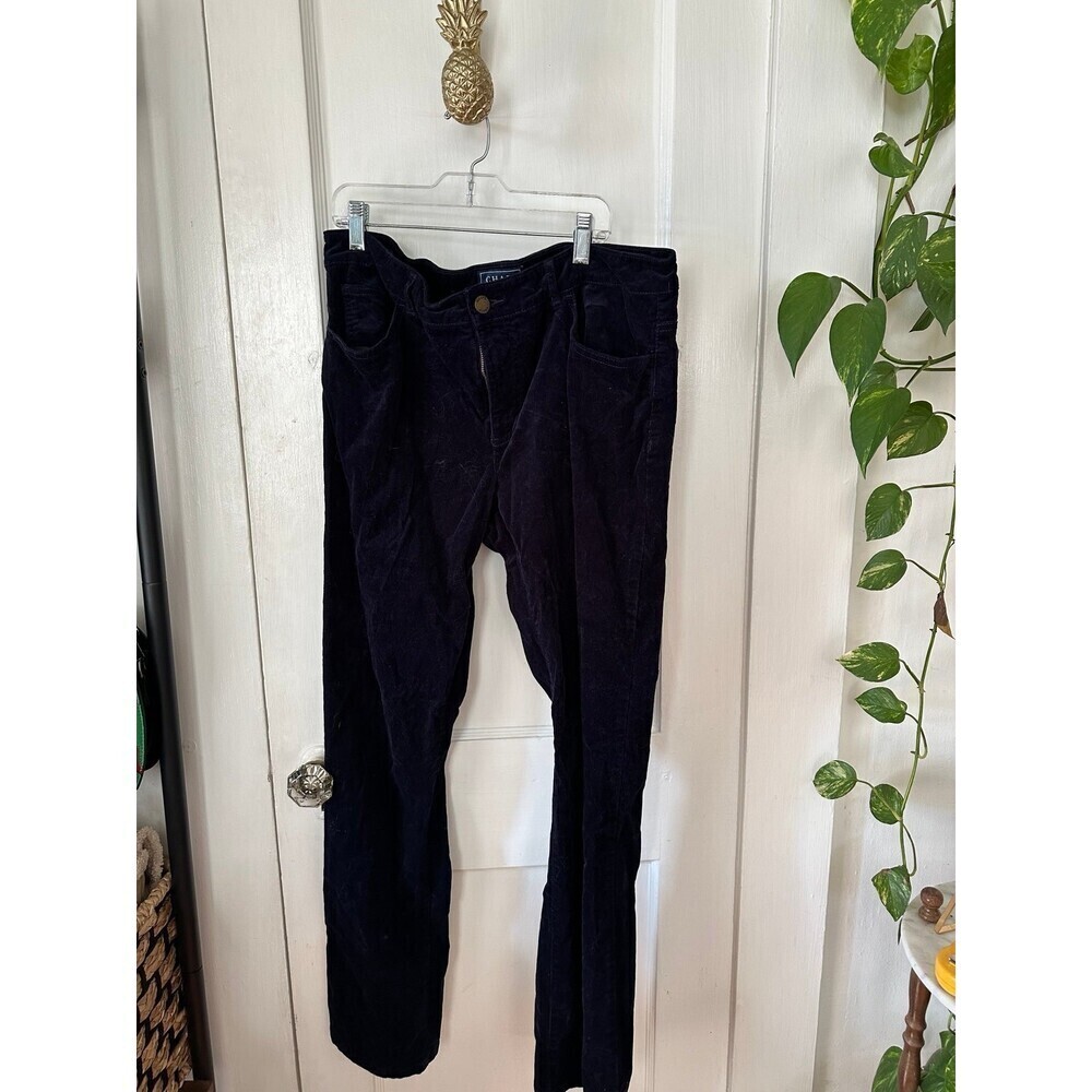 Chaps Denim Women’s size 12 dark blue corduroy pants